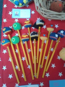 Amiguruthi Superhero Pencil Toppers